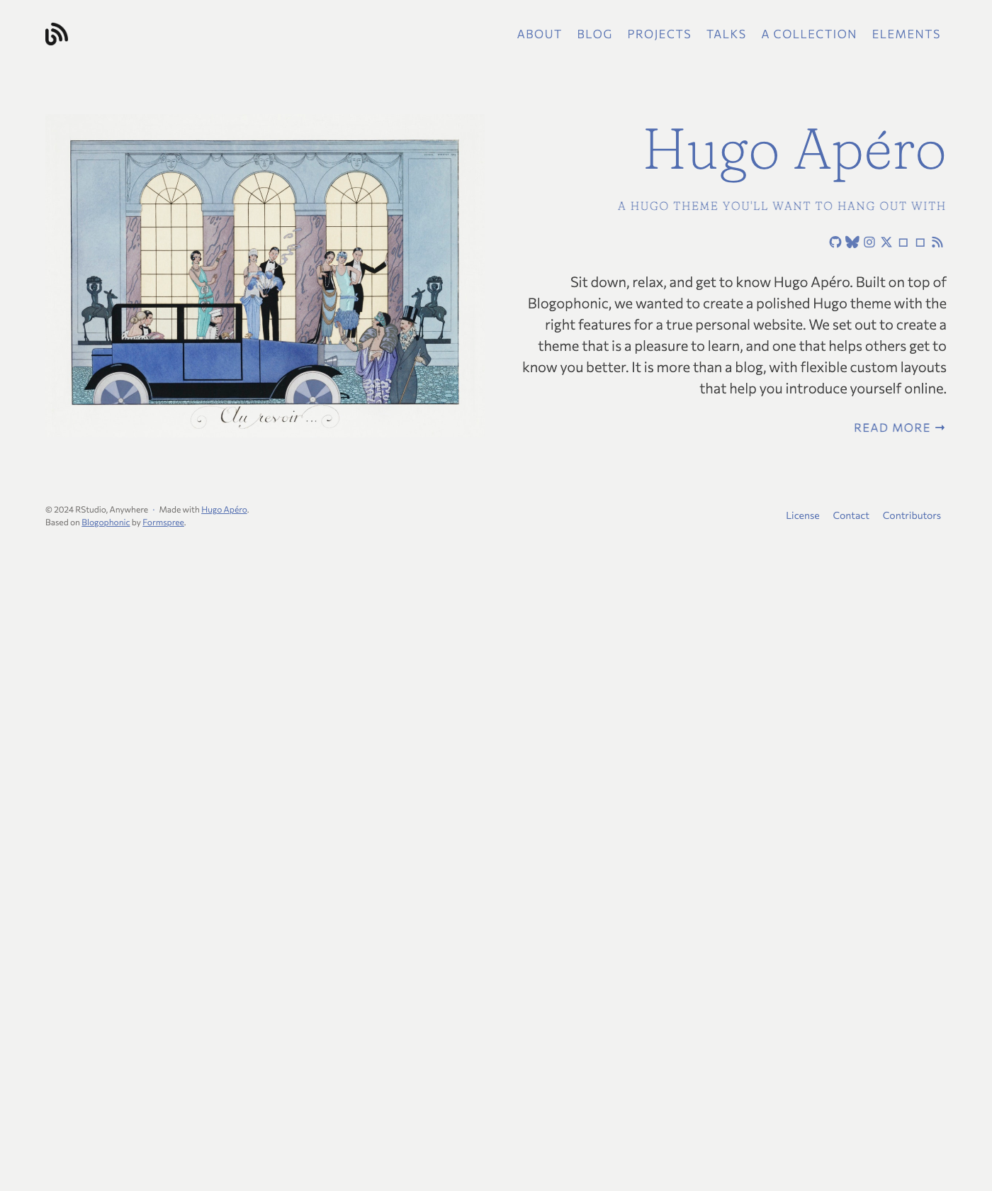 Screenshot of Hugo Apero
