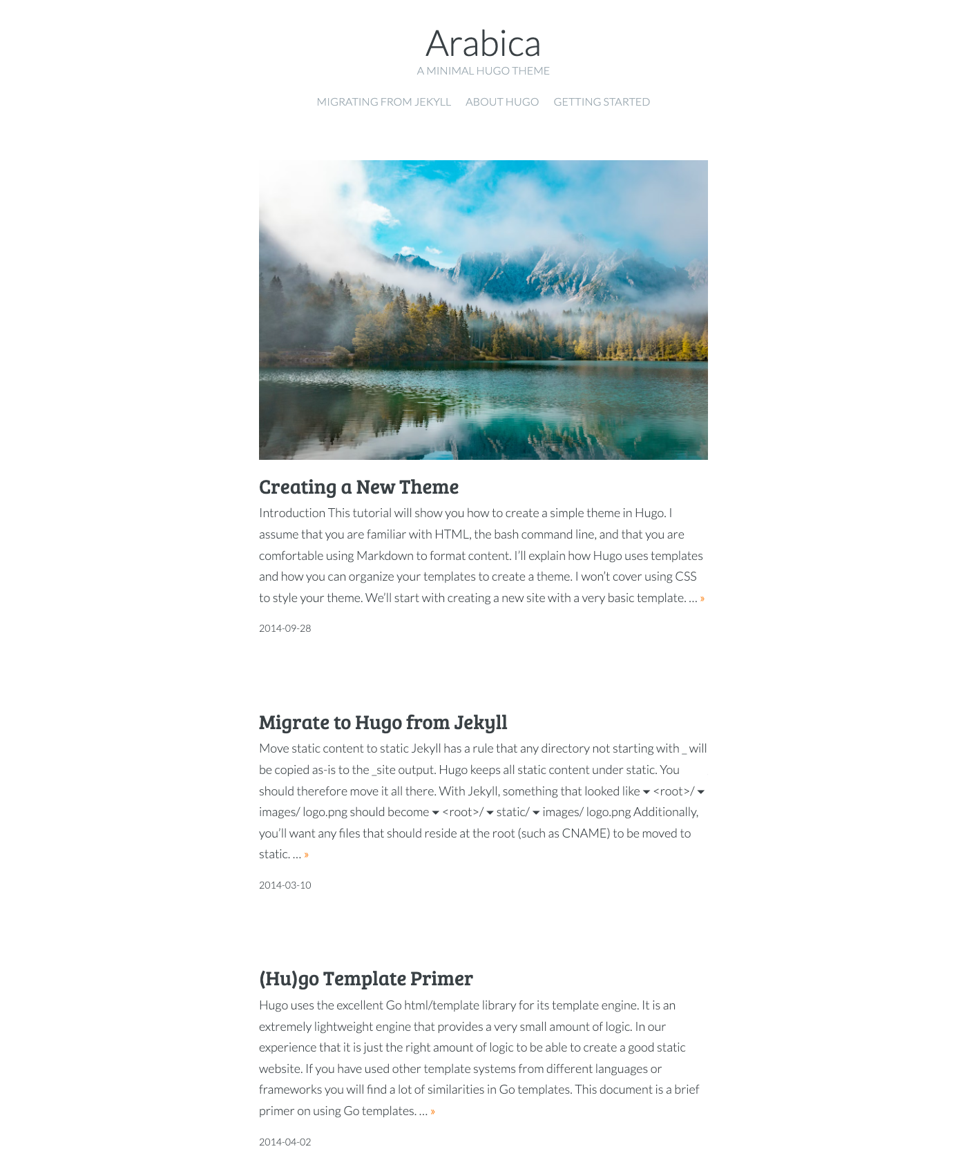 Screenshot of Arabica