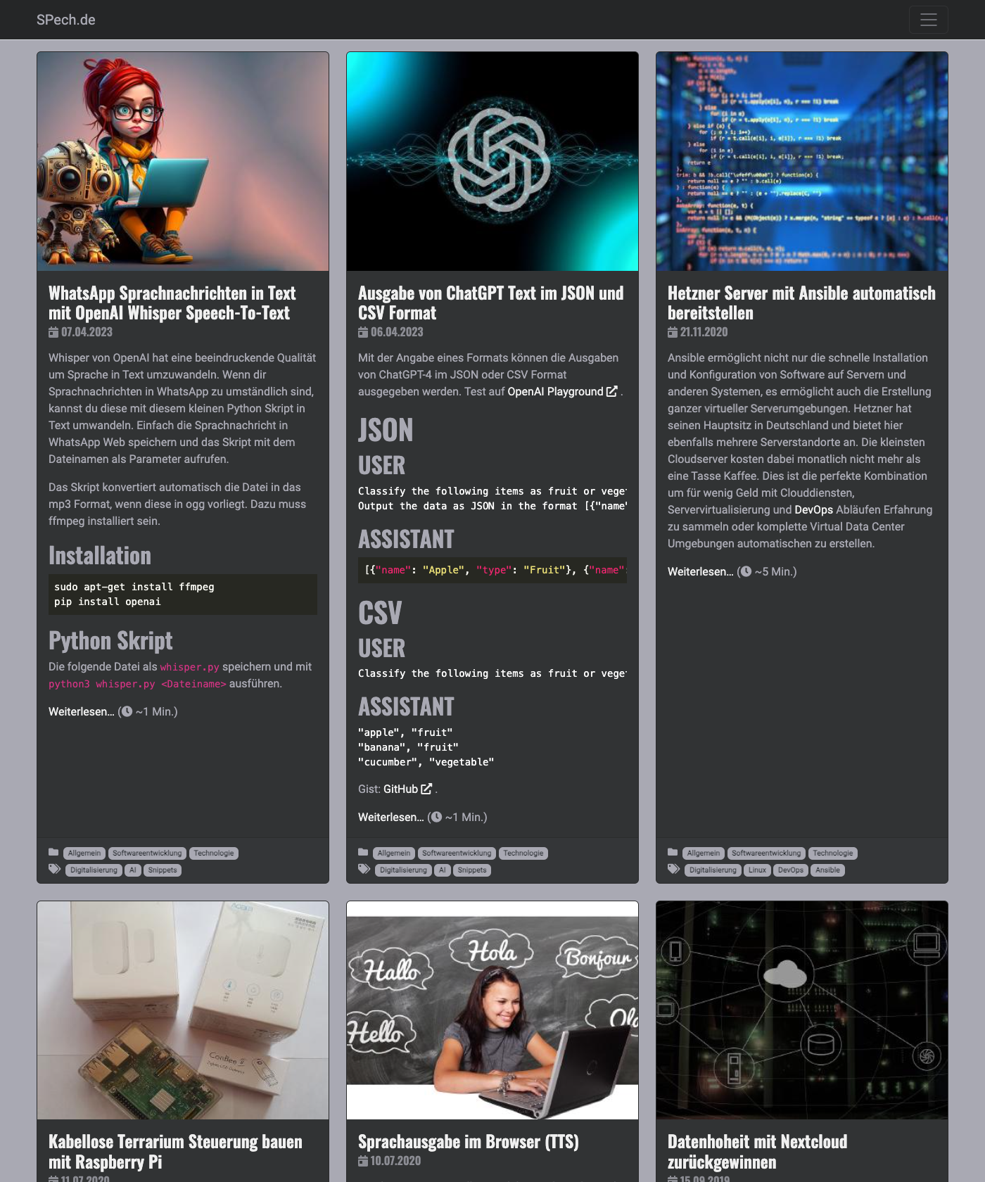 Screenshot of Hugo Best Practices