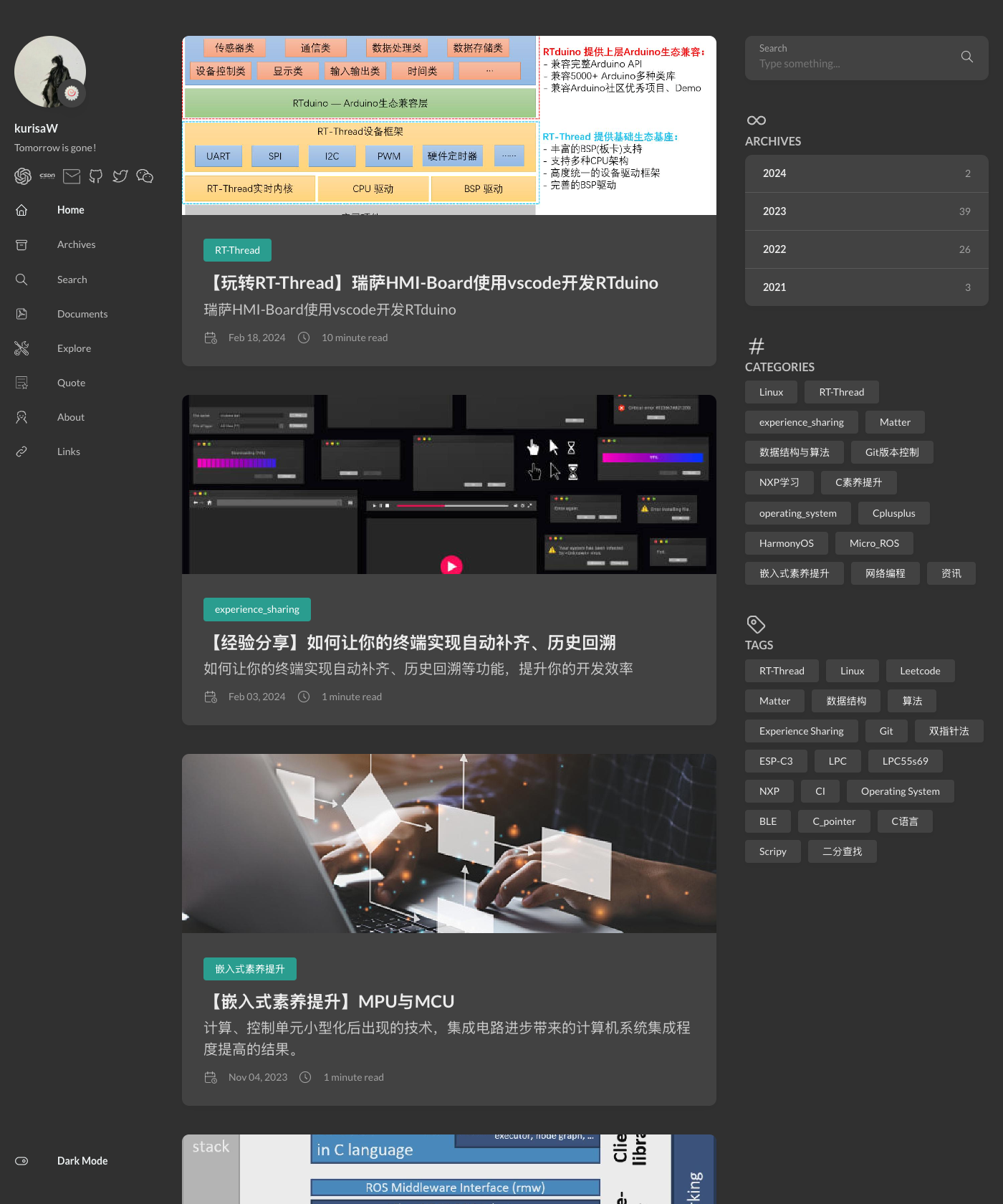 Screenshot of Blogweb_temp