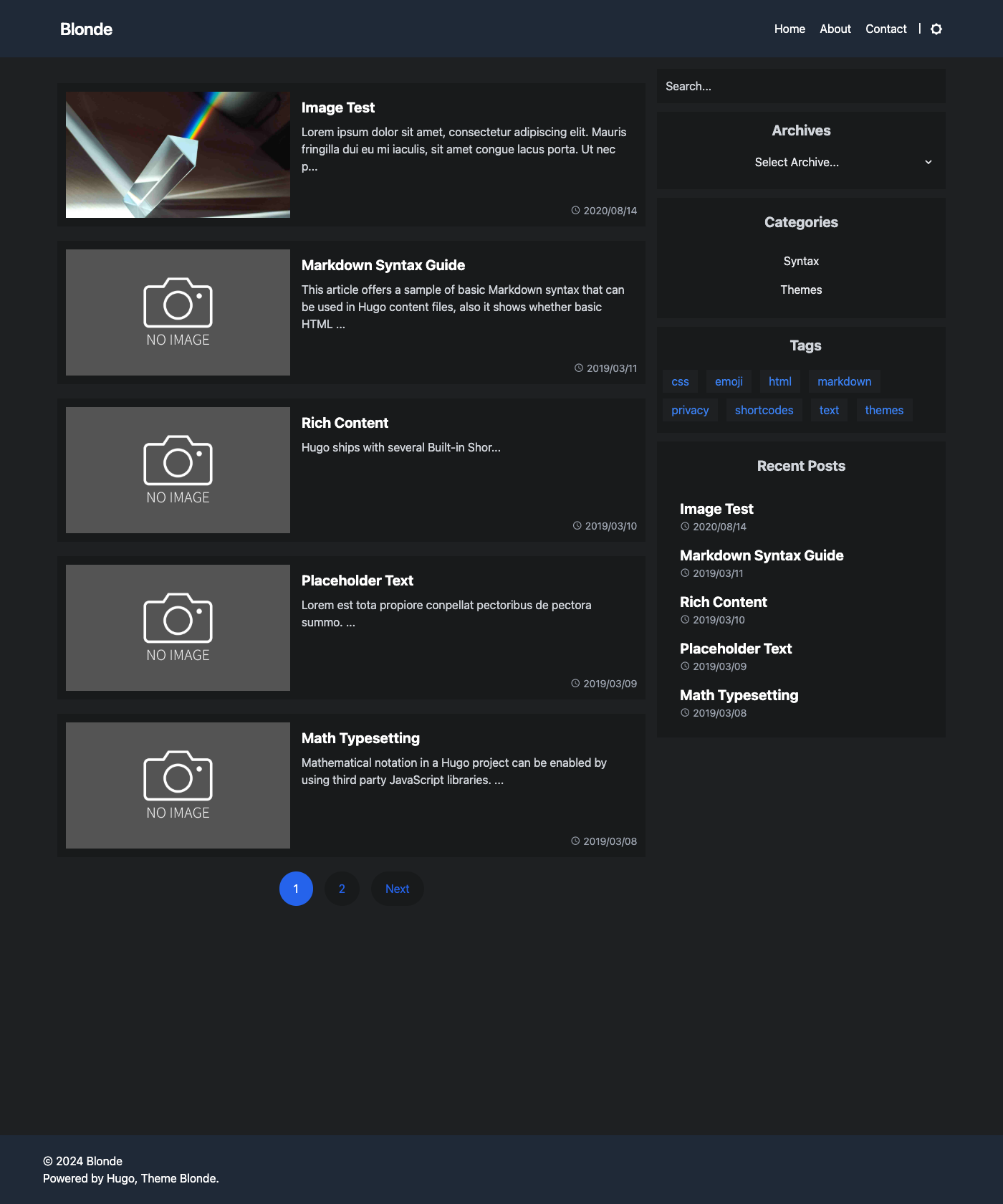 Screenshot of Blonde