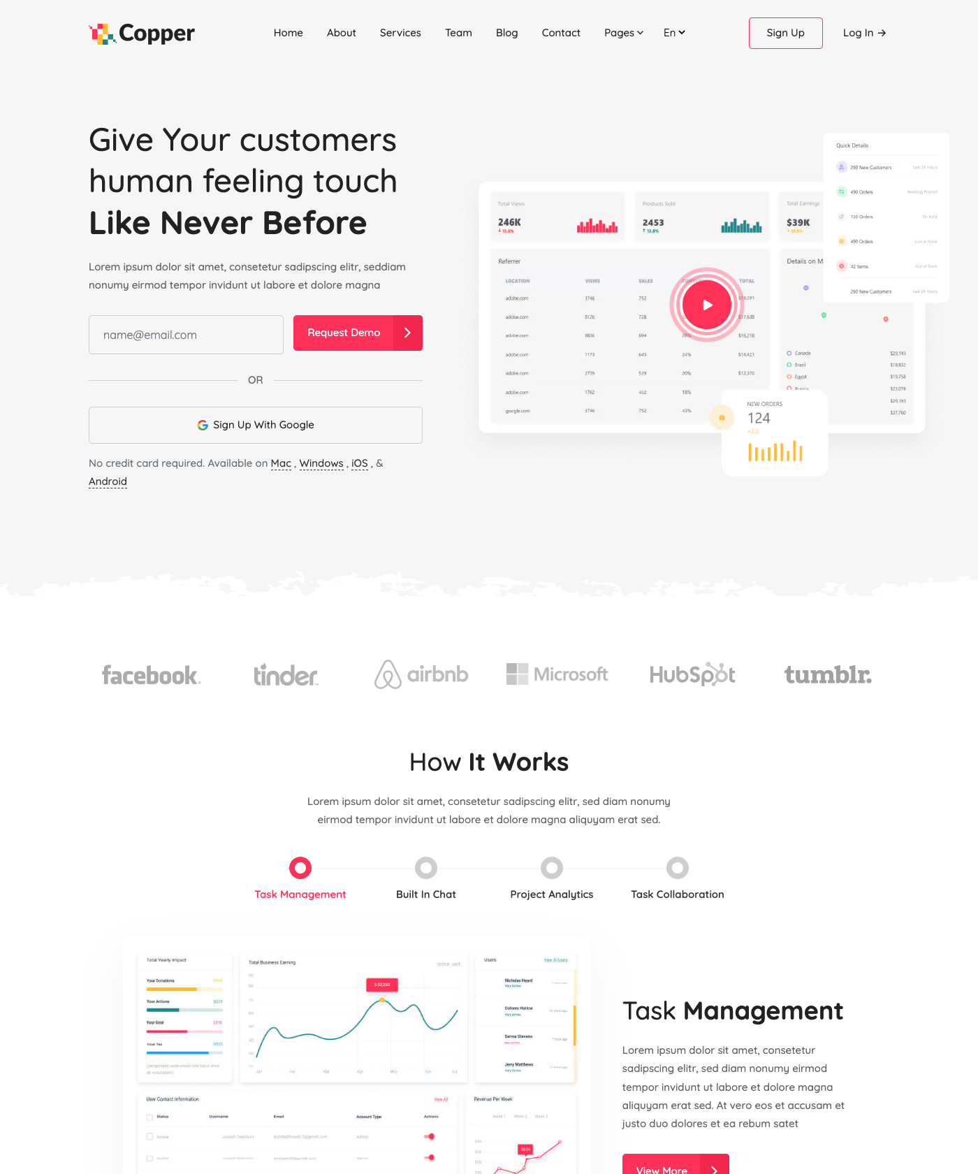 Screenshot of Copper Hugo