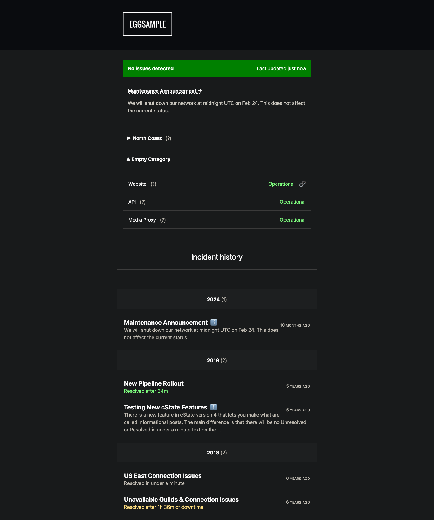 Screenshot of Cstate