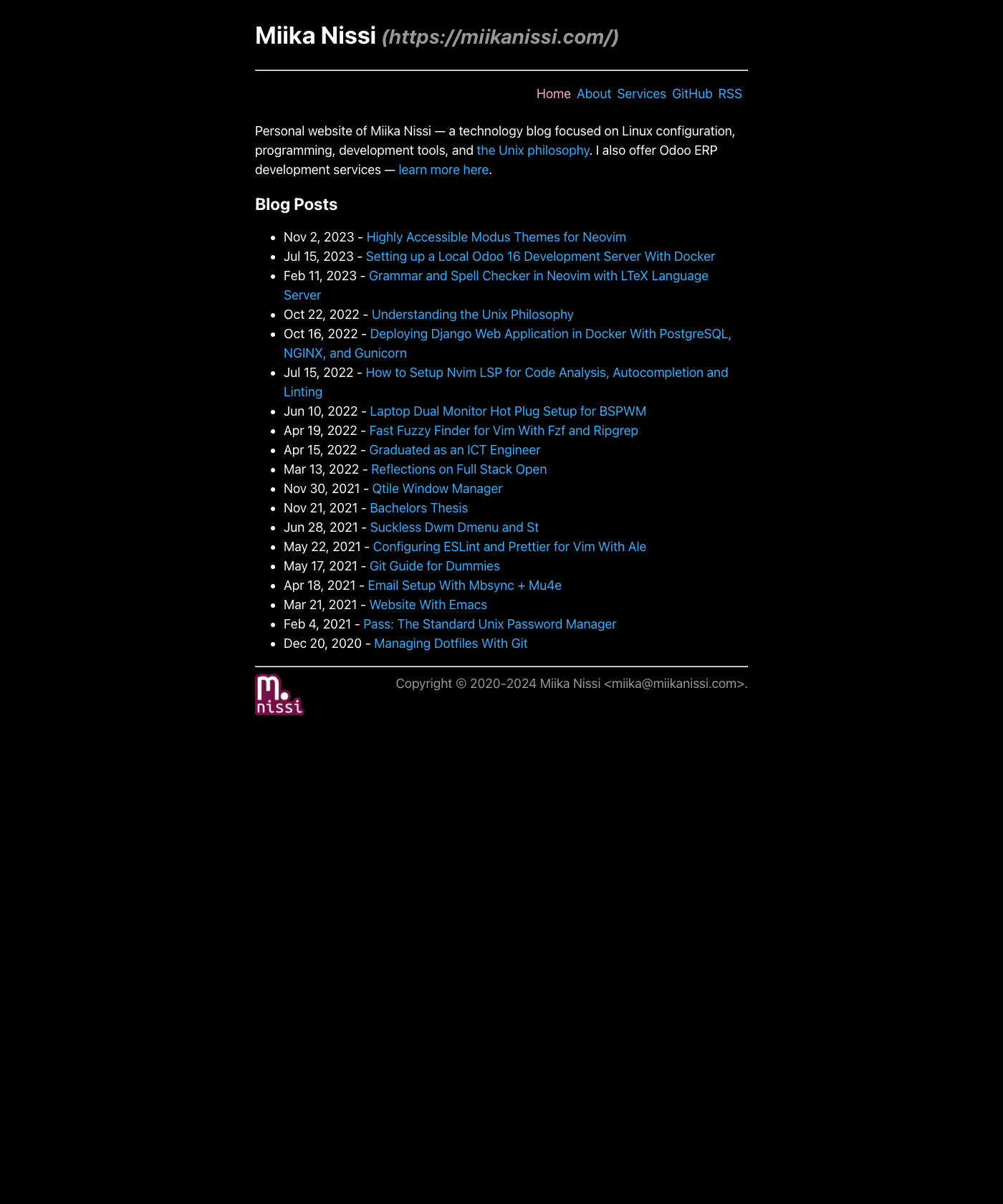 Screenshot of Debet Esse