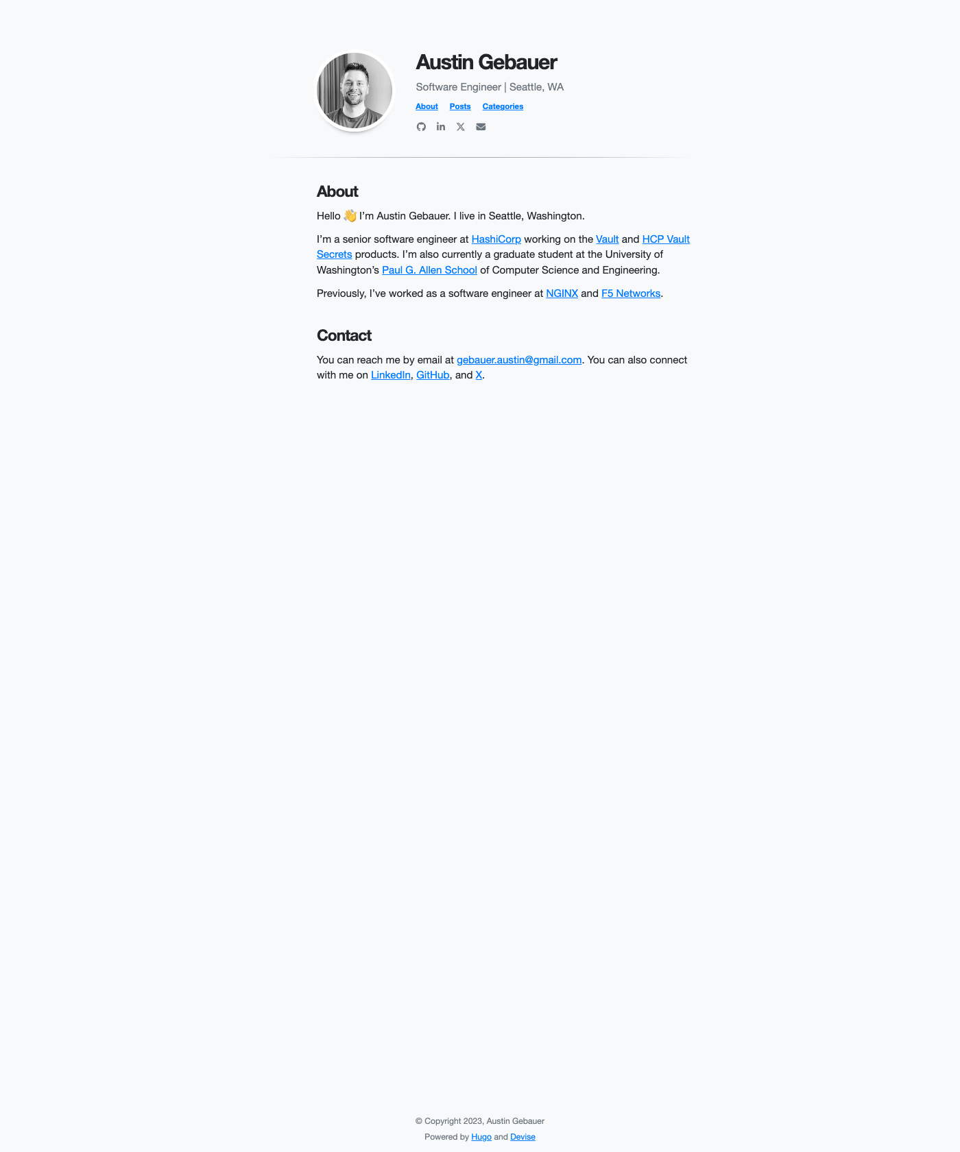 Screenshot of Devise