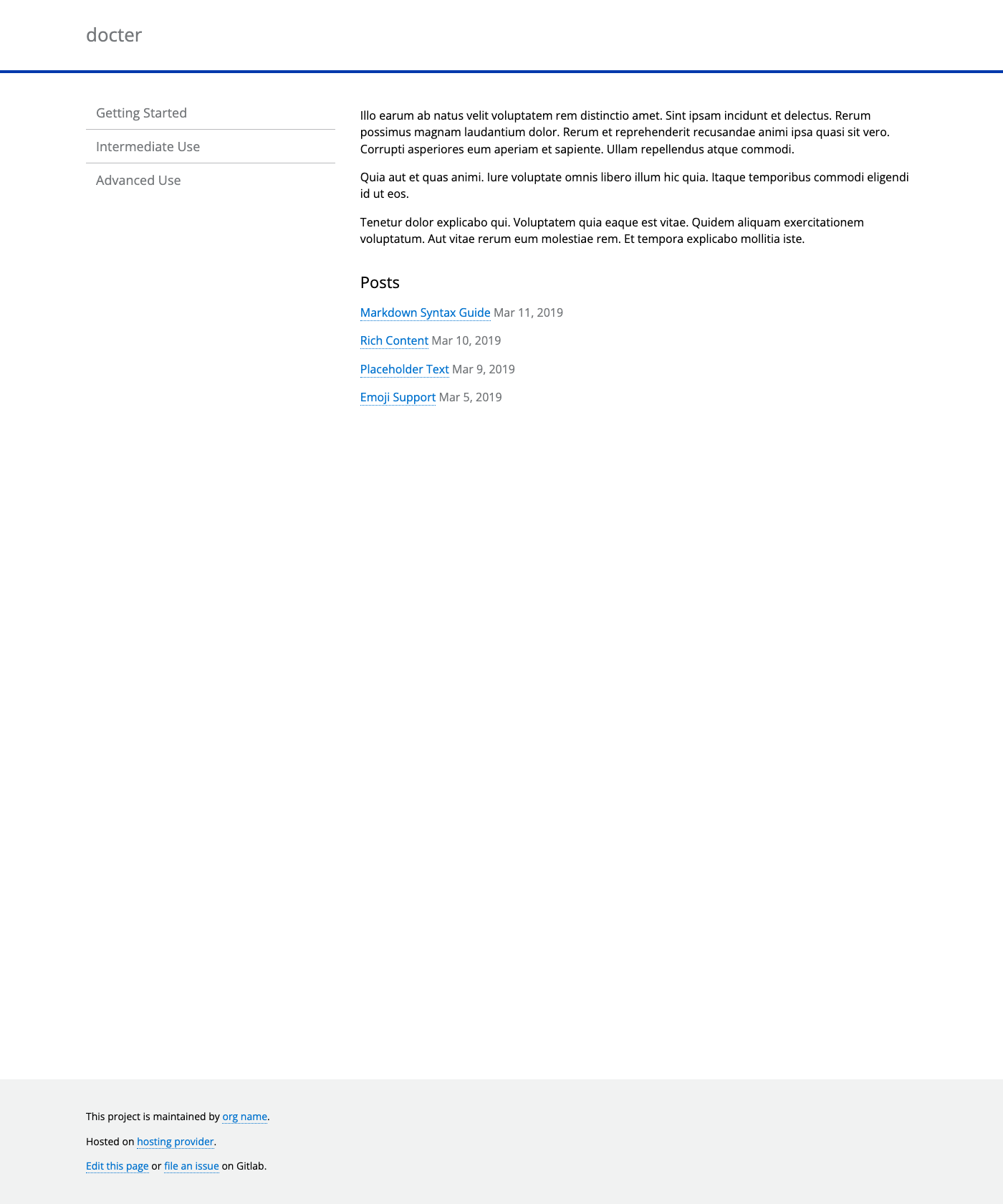 Screenshot of Docter