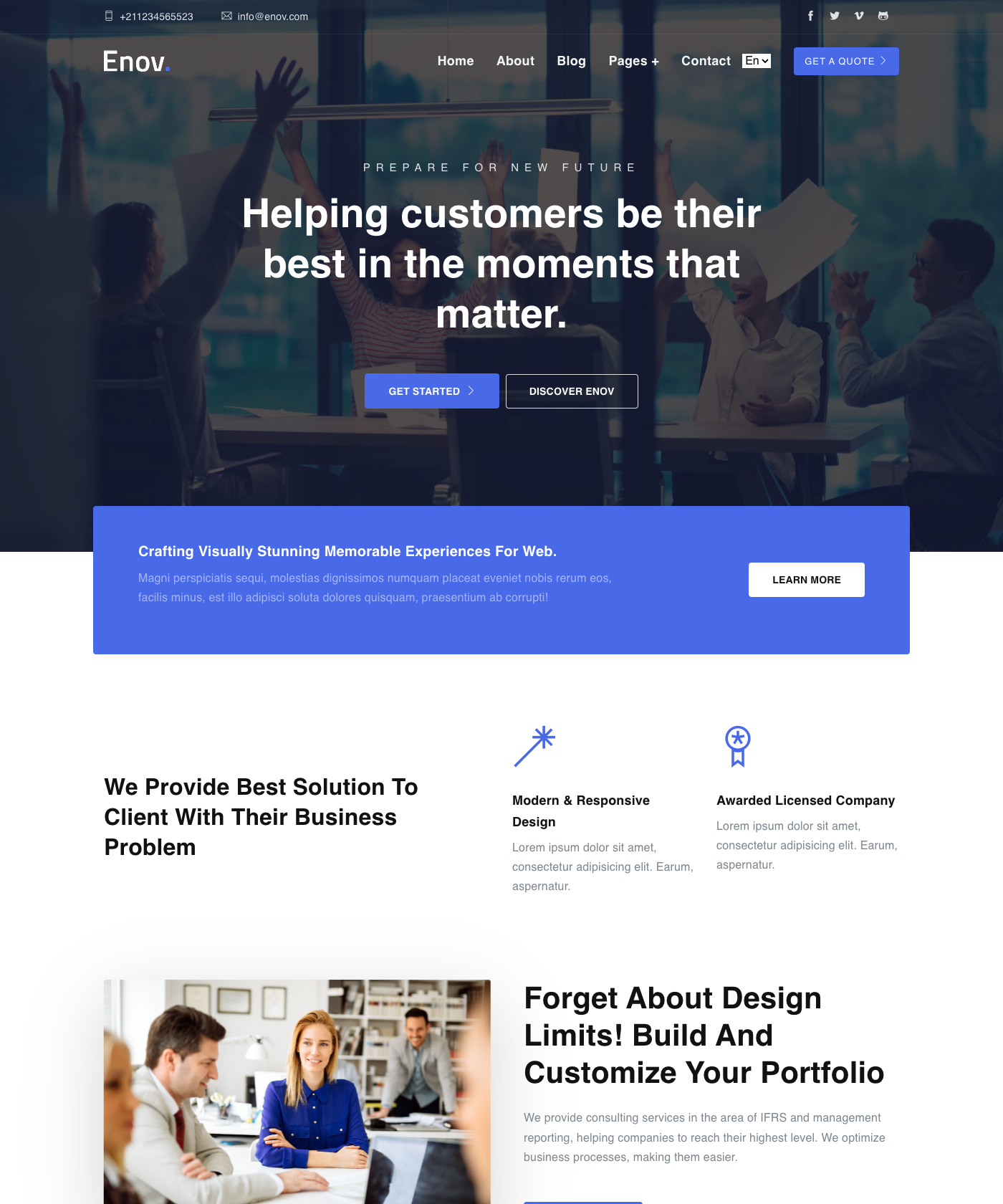 Screenshot of Enov Hugo