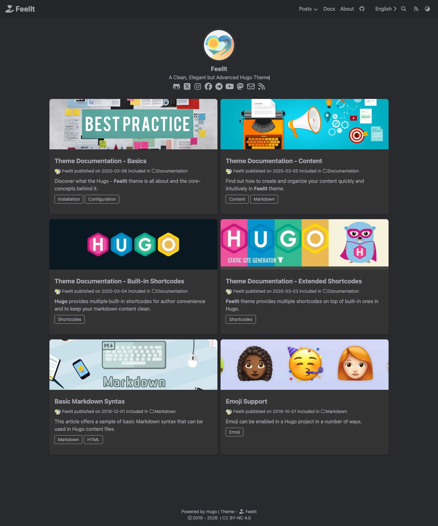 Screenshot of FeelIt