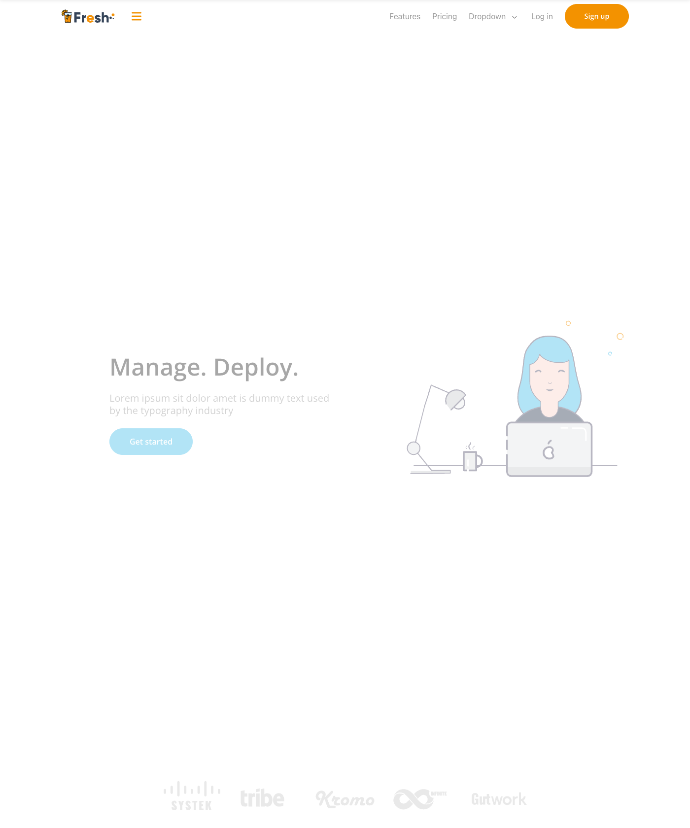 Screenshot of Hugo Fresh