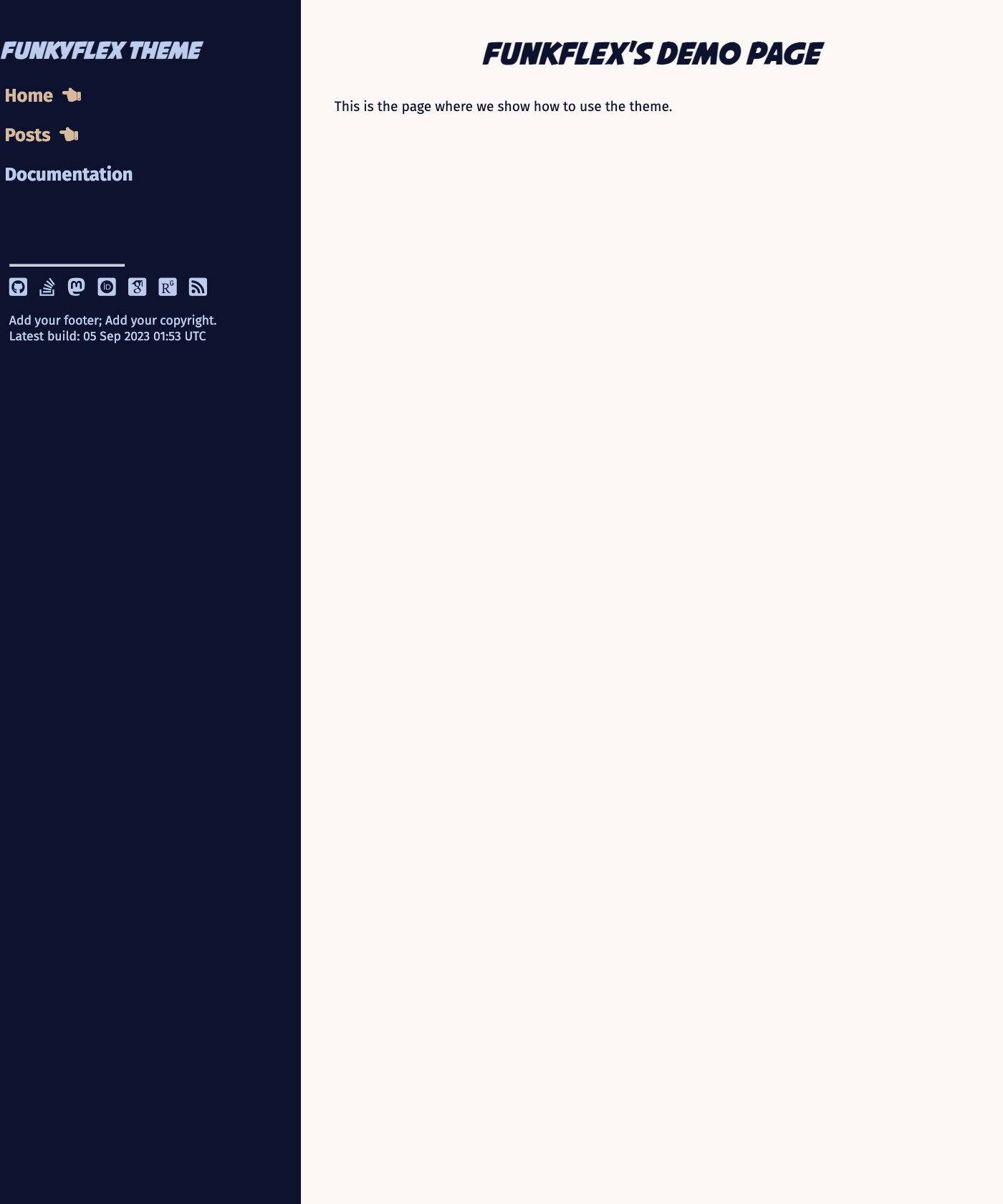 Screenshot of Funkyflex