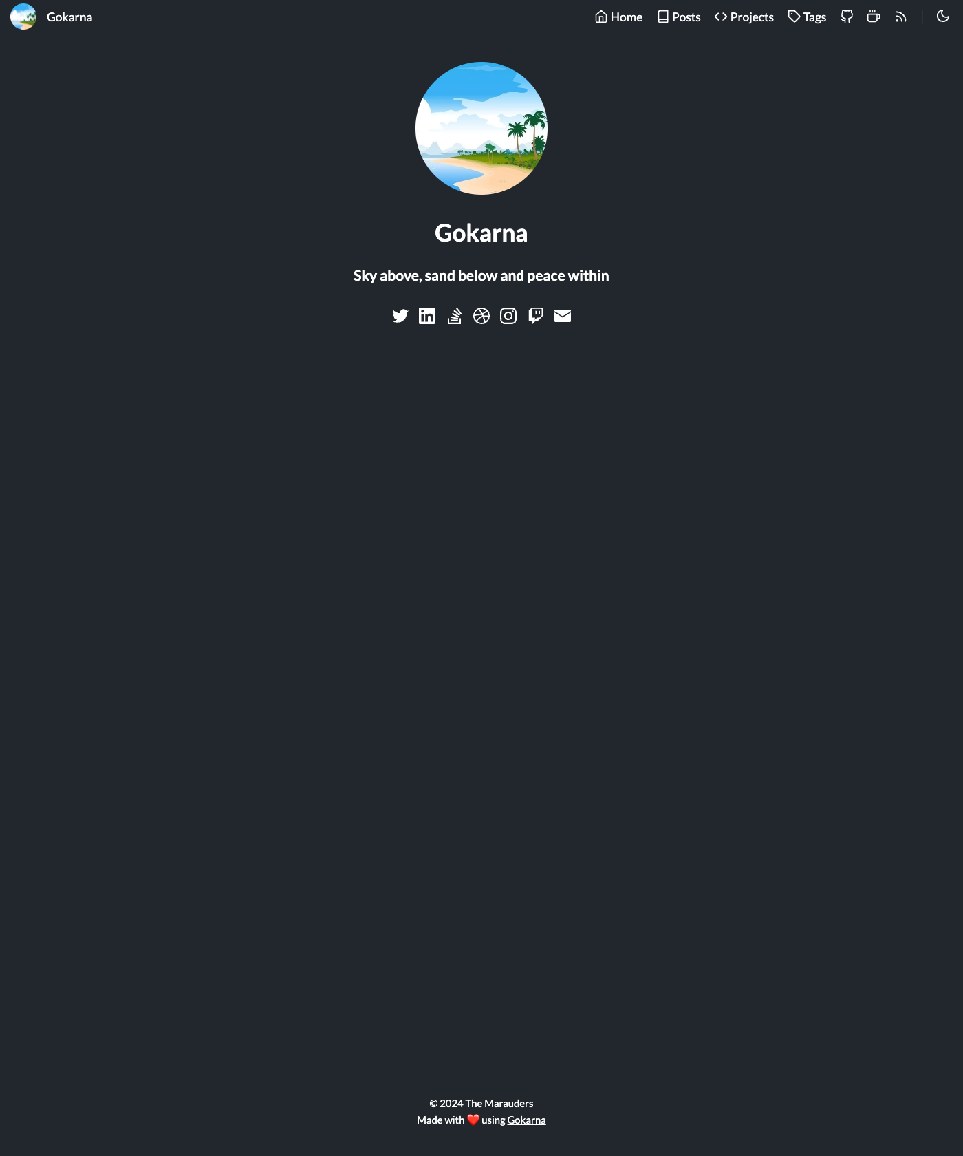 Screenshot of Gokarna