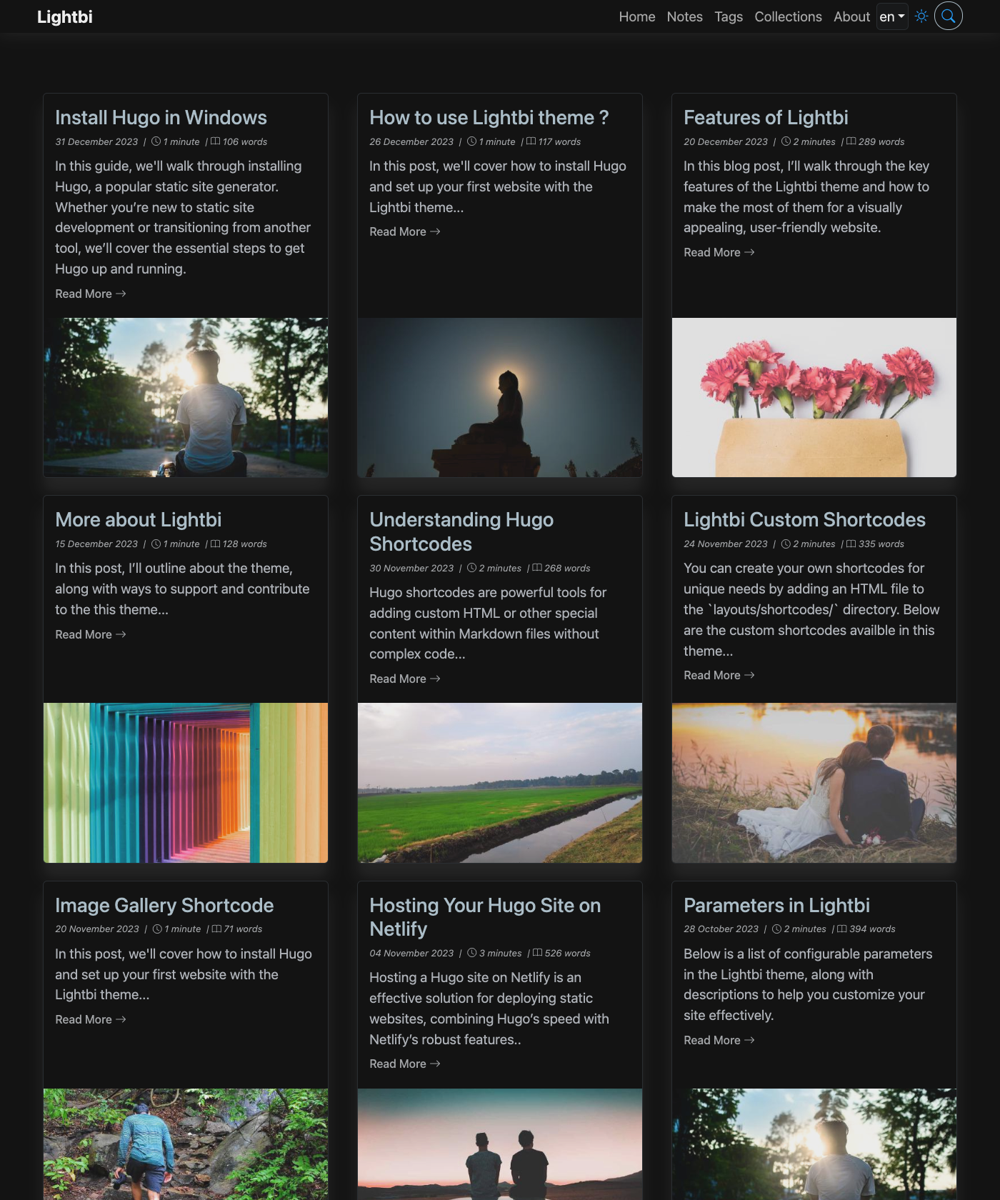 Screenshot of Lightbi Hugo