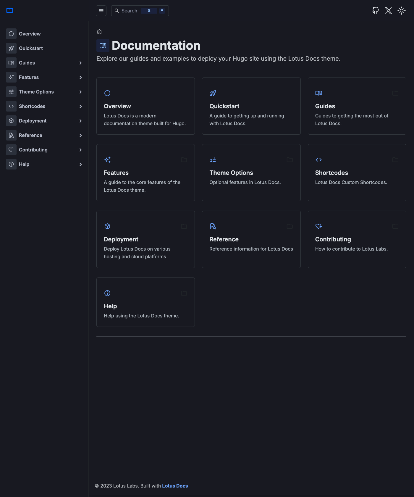 Screenshot of Lotusdocs