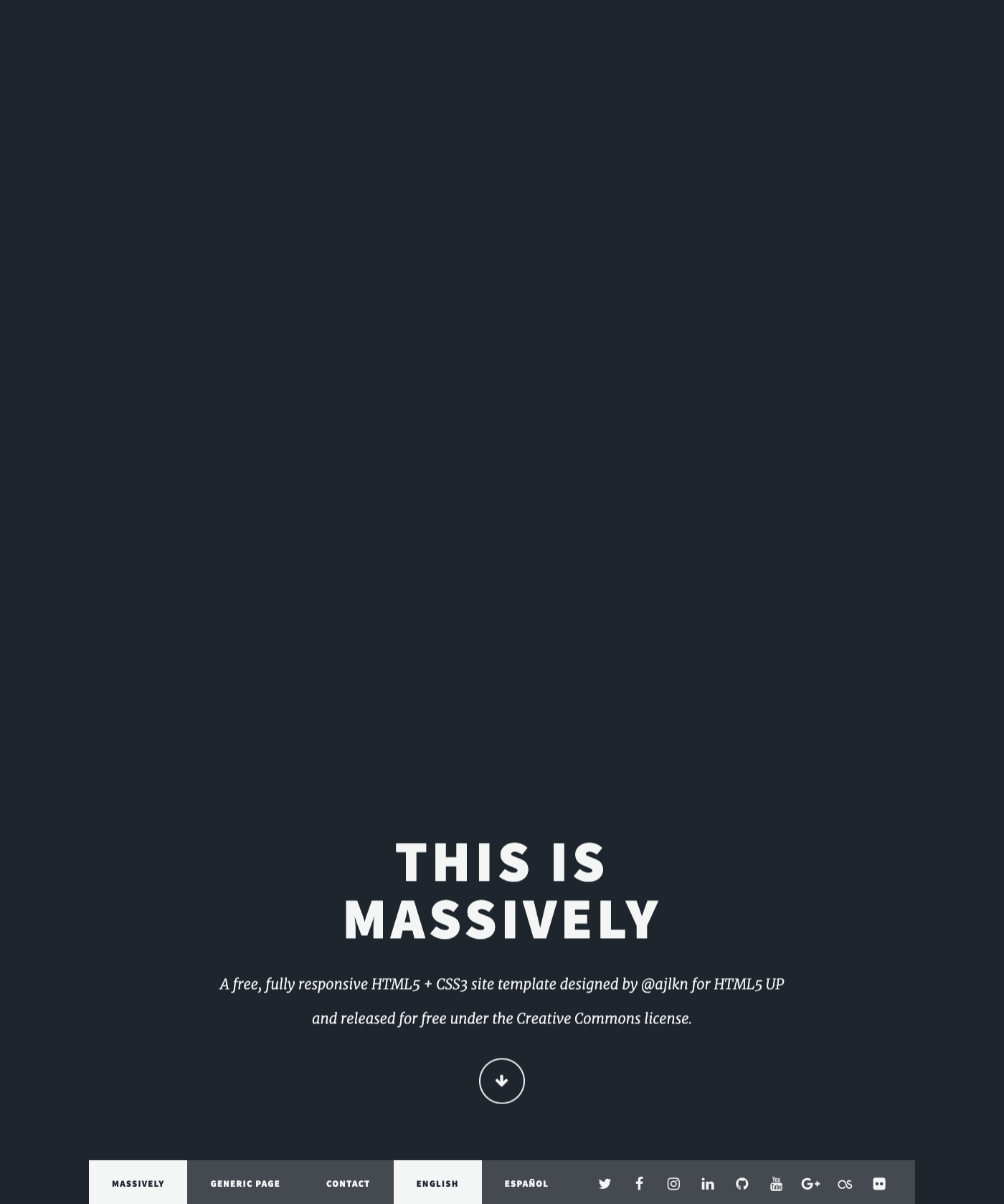 Screenshot of Hugo Massively