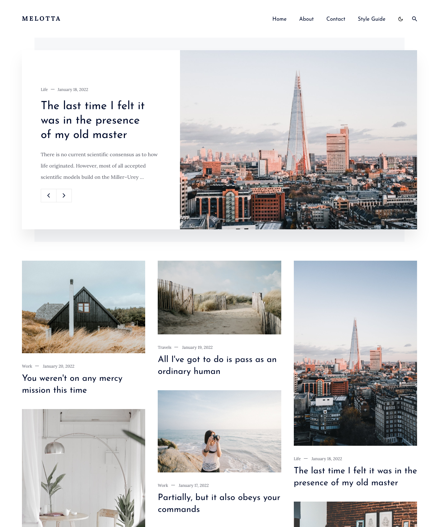 Screenshot of Melotta