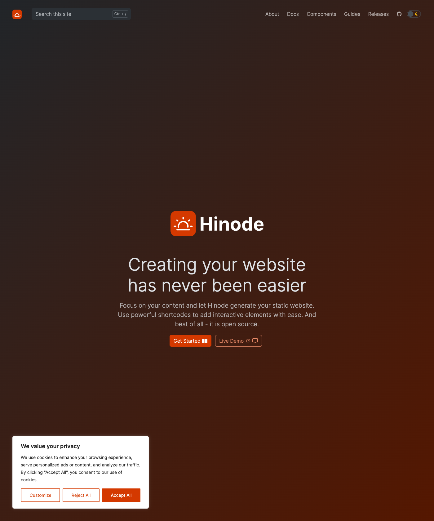 Screenshot of Mod Bootstrap