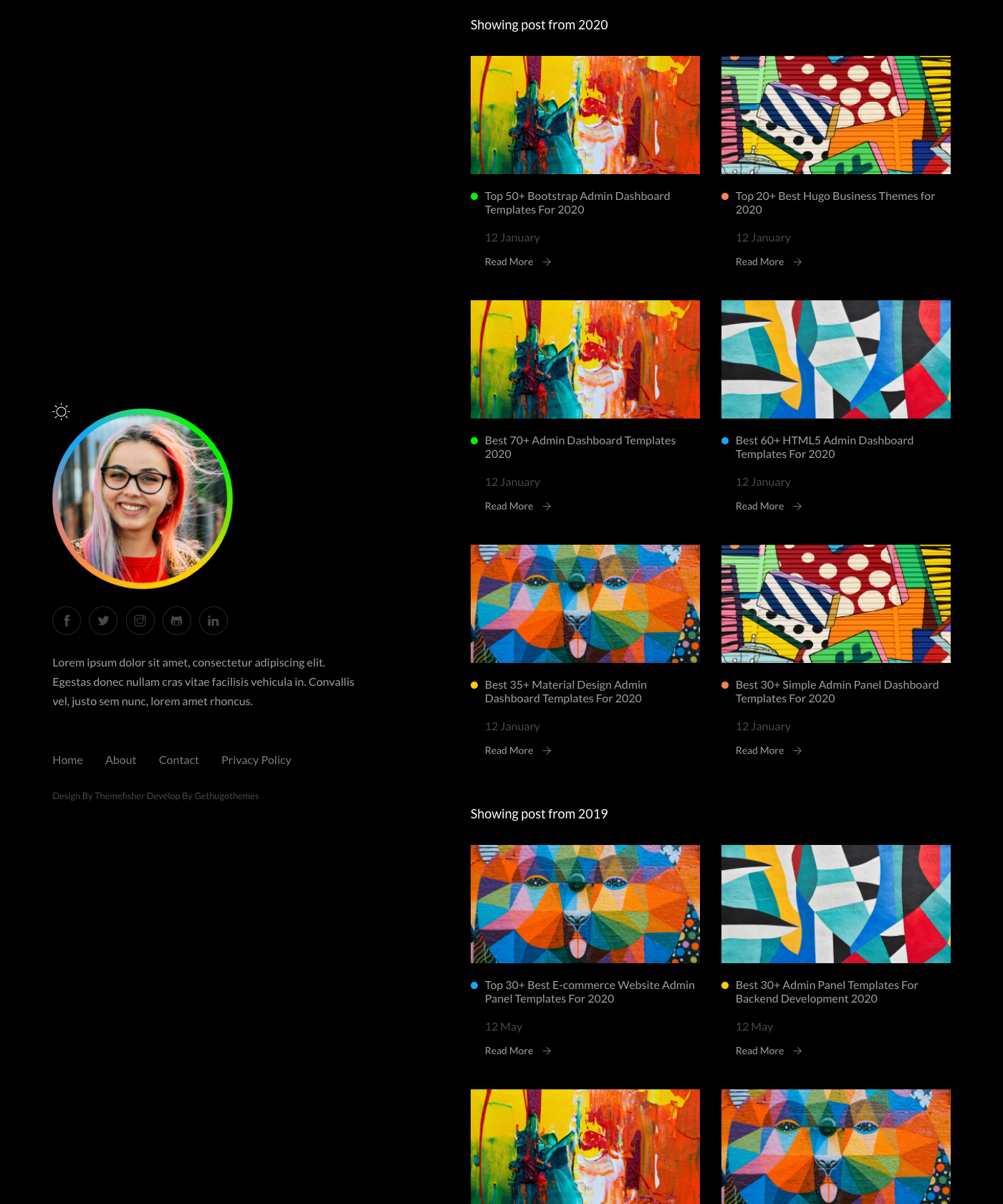 Screenshot of Nebula Hugo