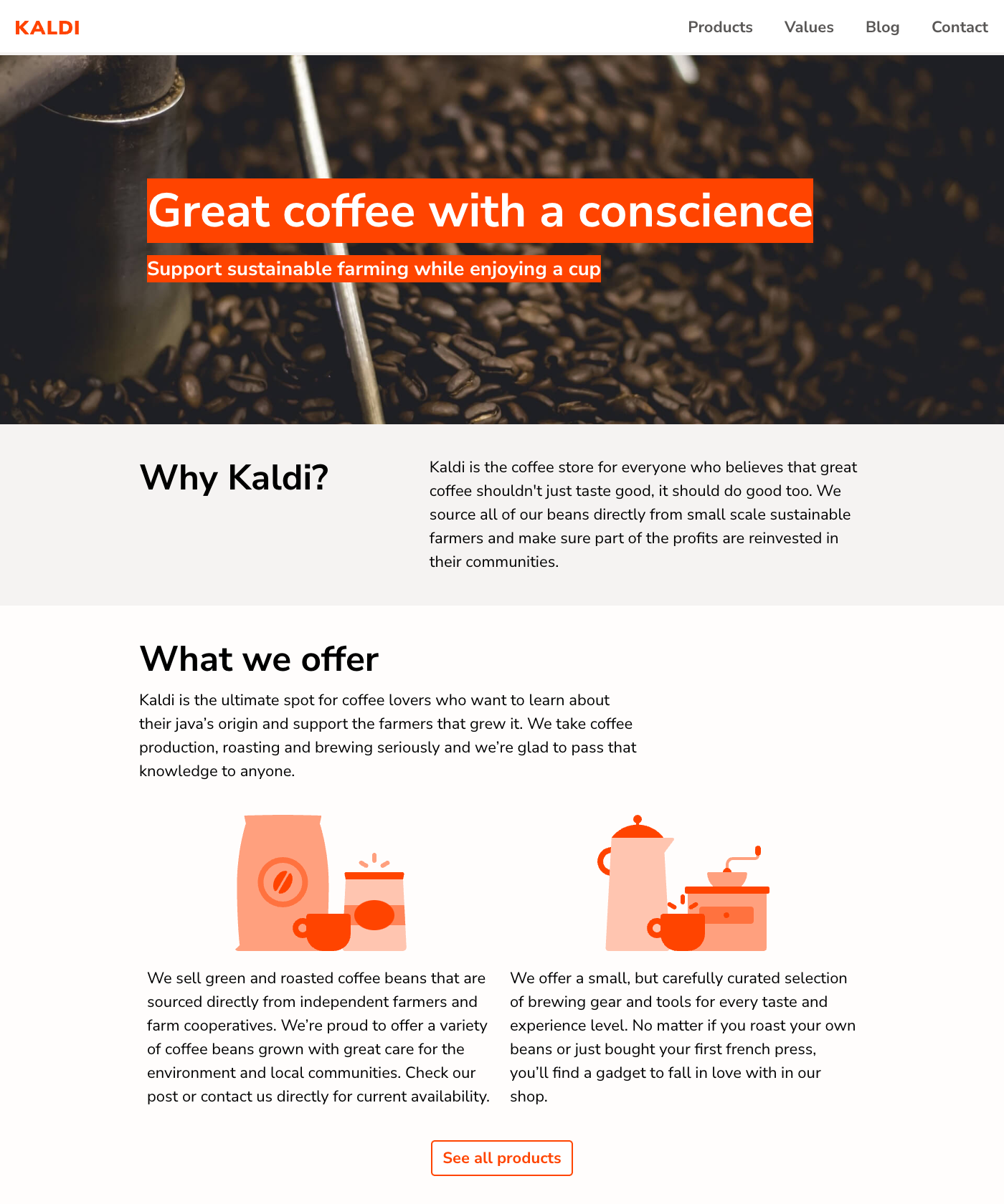 Screenshot of One Click Hugo Cms