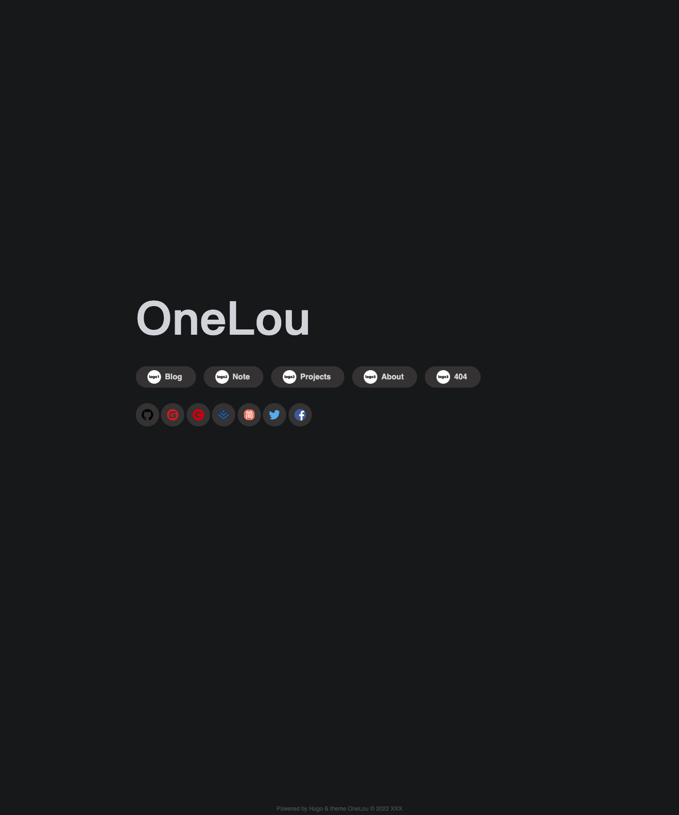 Screenshot of Hugo Theme Onelou