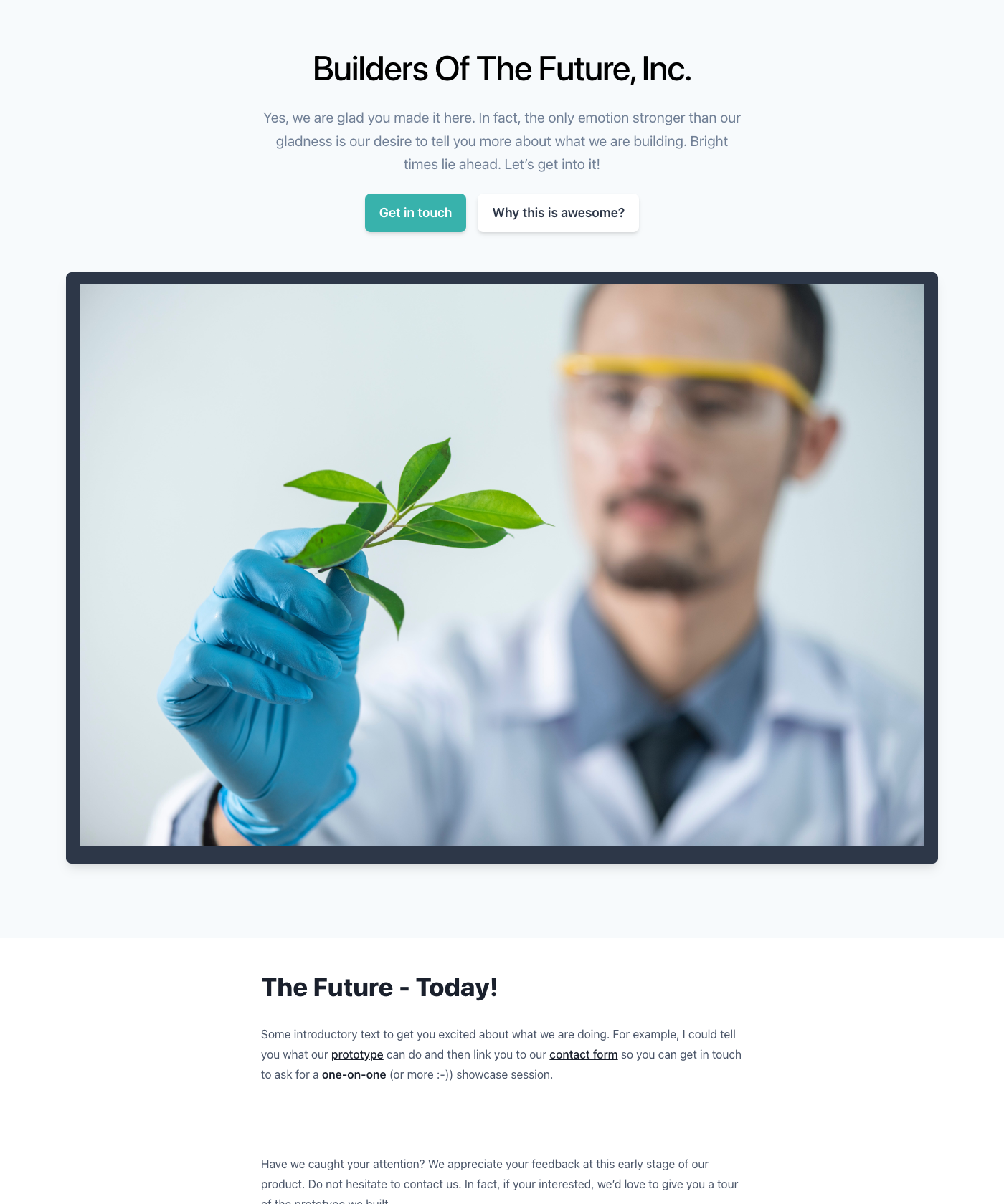 Screenshot of Hugo Product Launch