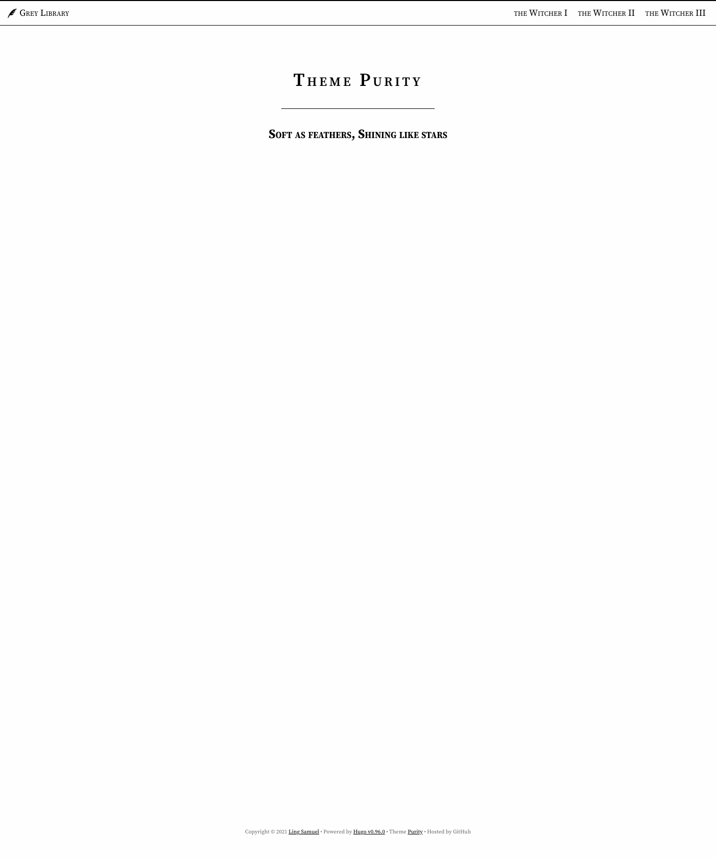 Screenshot of Purity