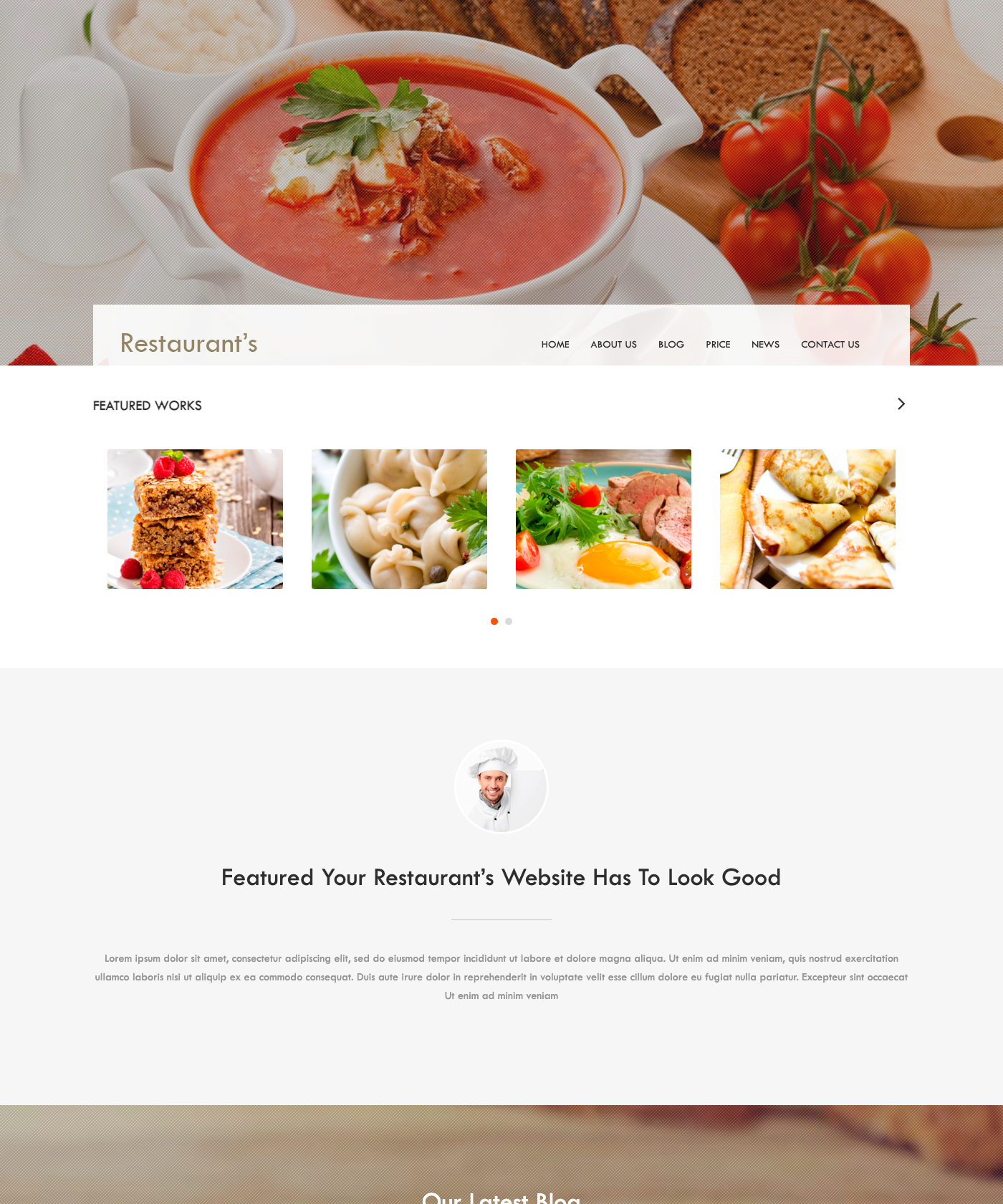 Screenshot of Restaurant