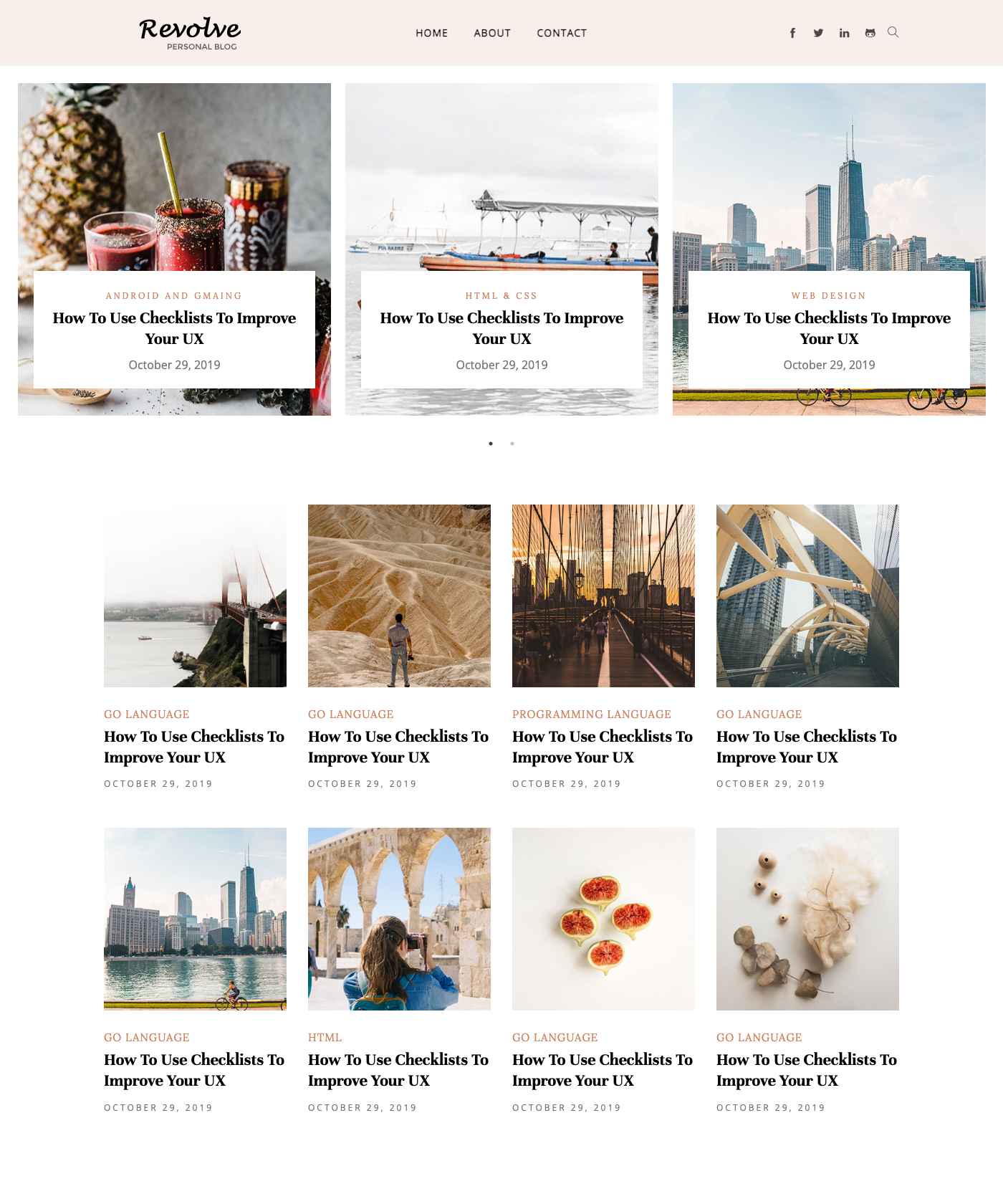 Screenshot of Revolve Hugo