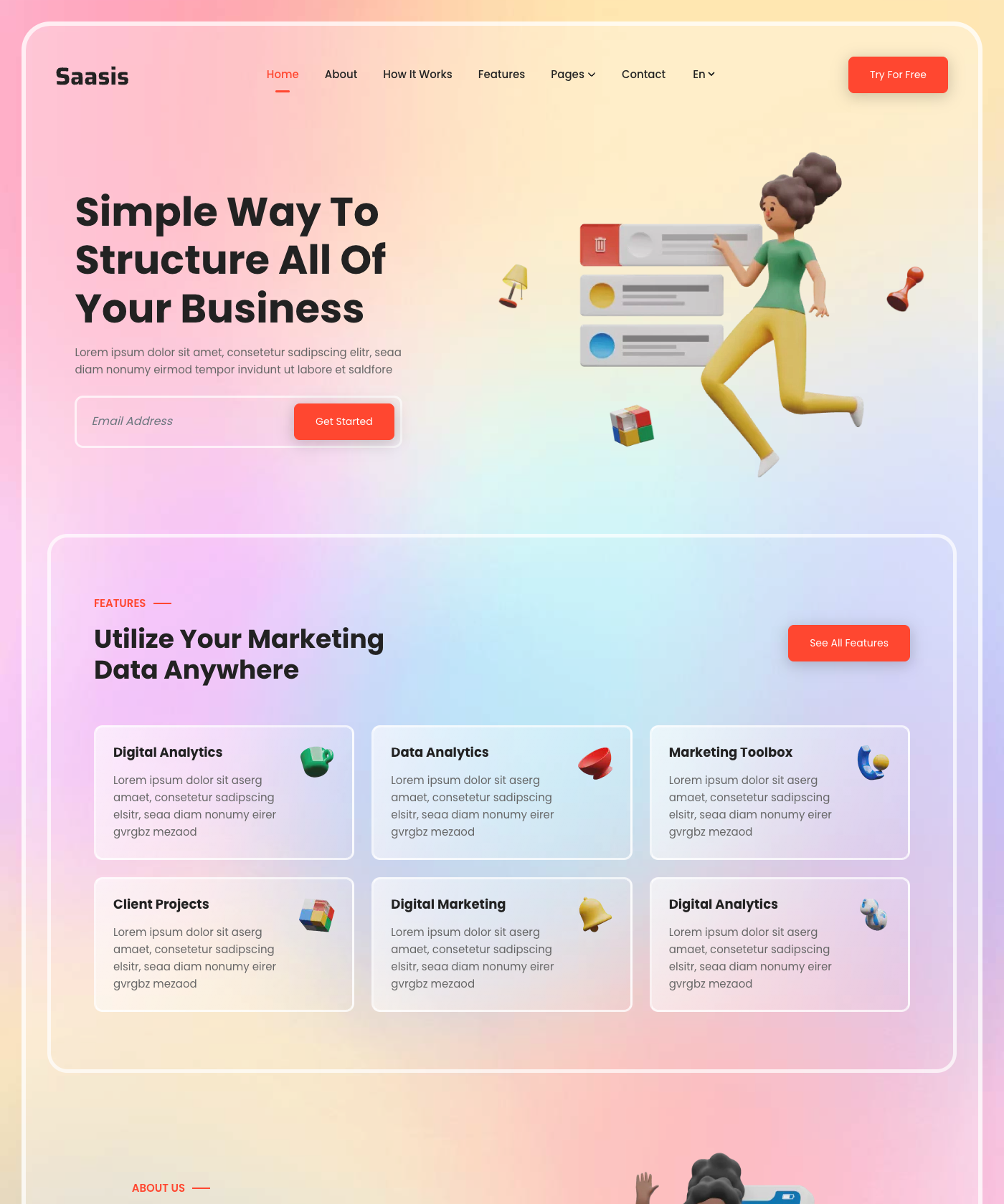 Screenshot of Saasis Hugo