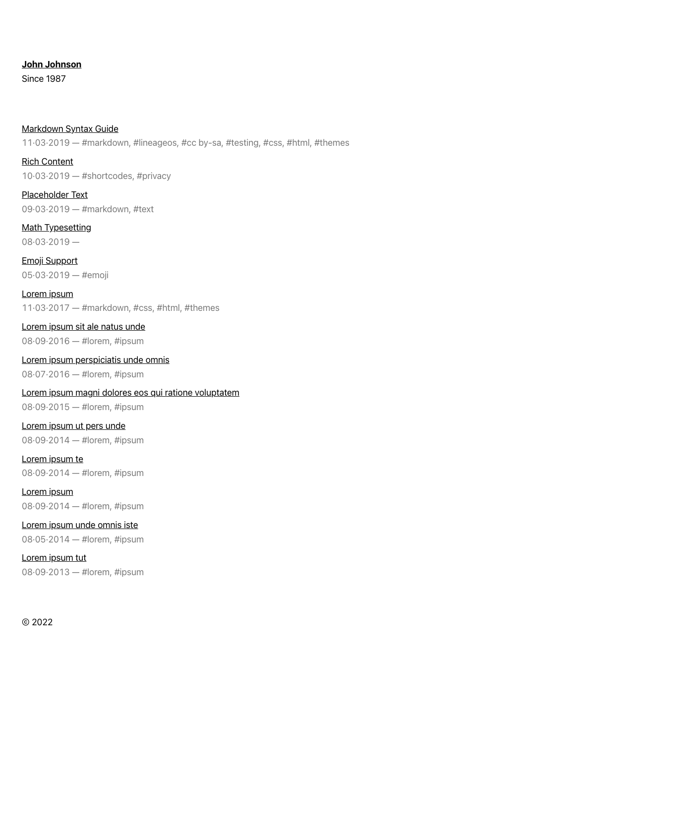 Screenshot of Simplist