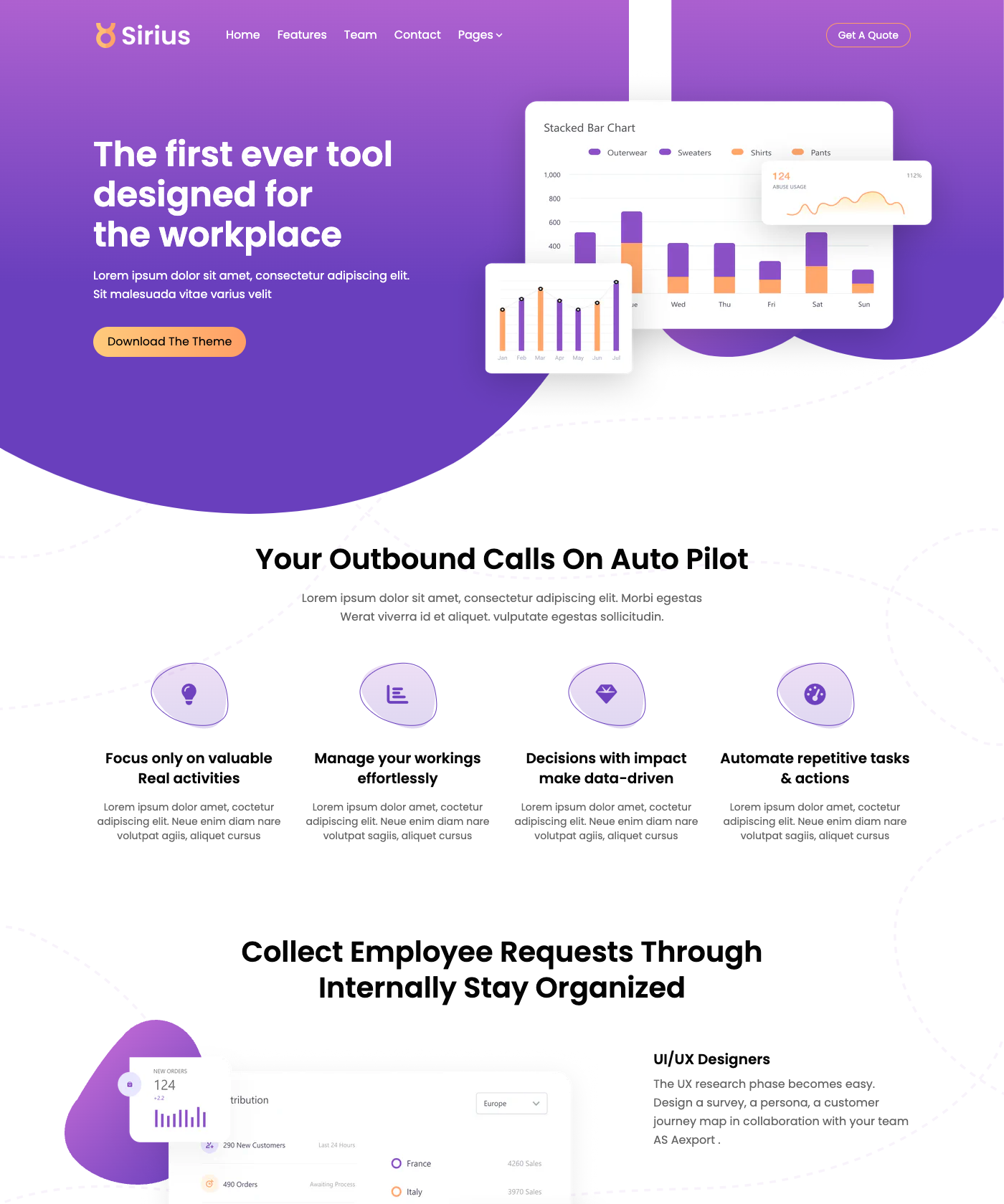 Screenshot of Sirius