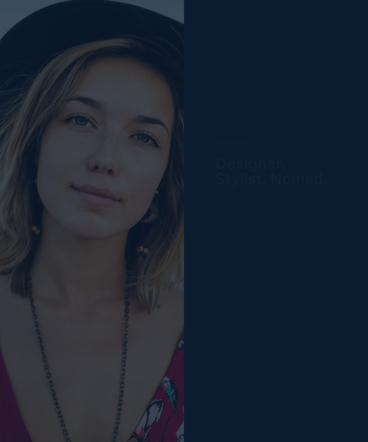 Screenshot of Hugo Split Theme