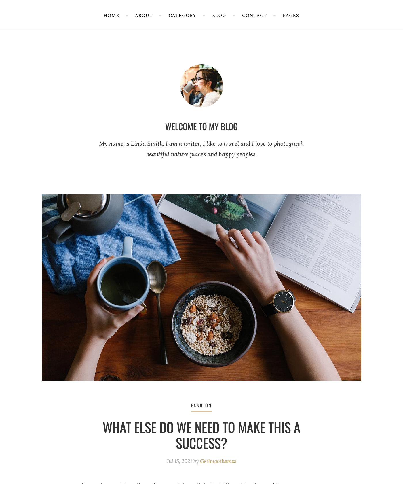Screenshot of Techfeed Hugo