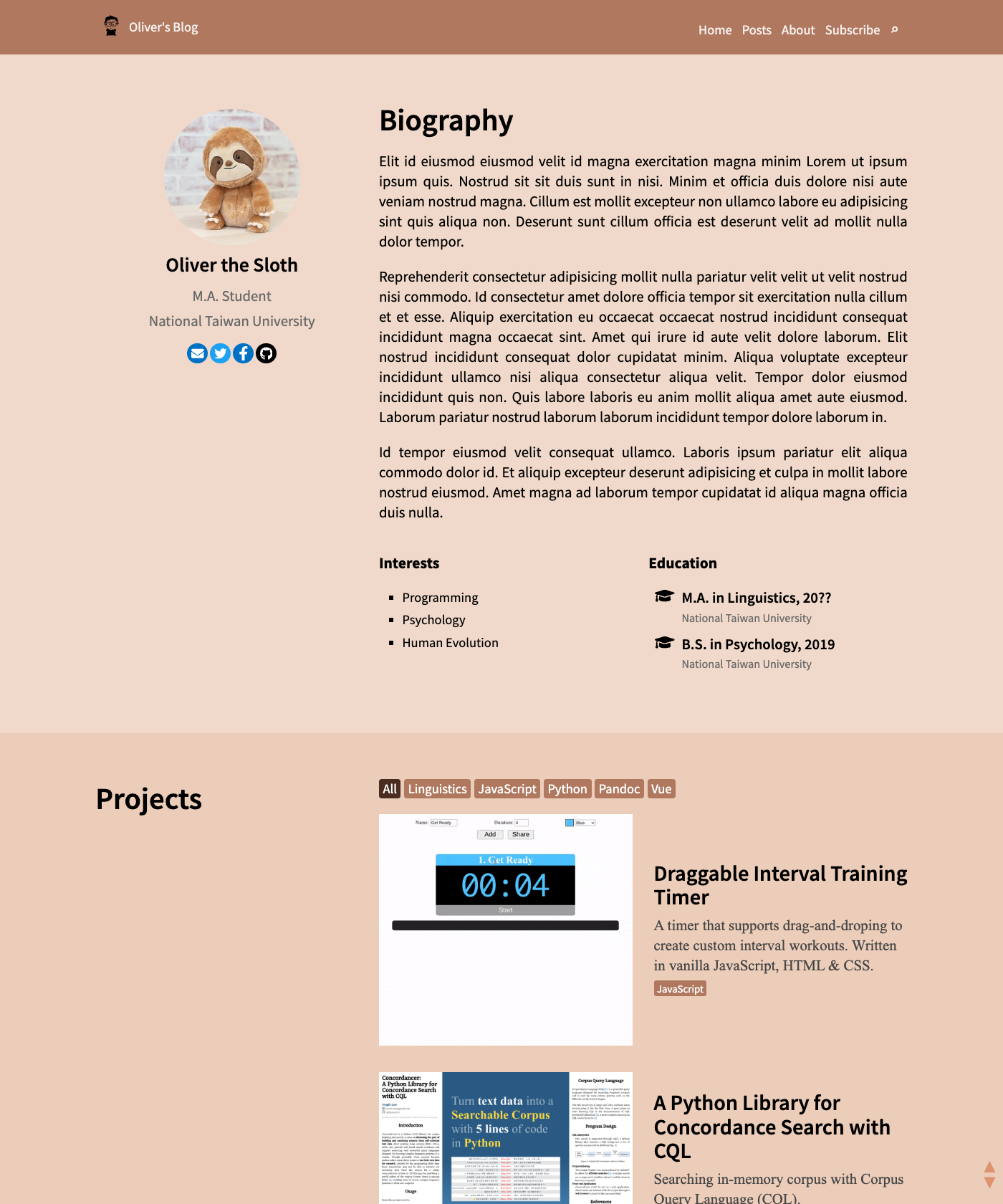 Screenshot of TeXtLite