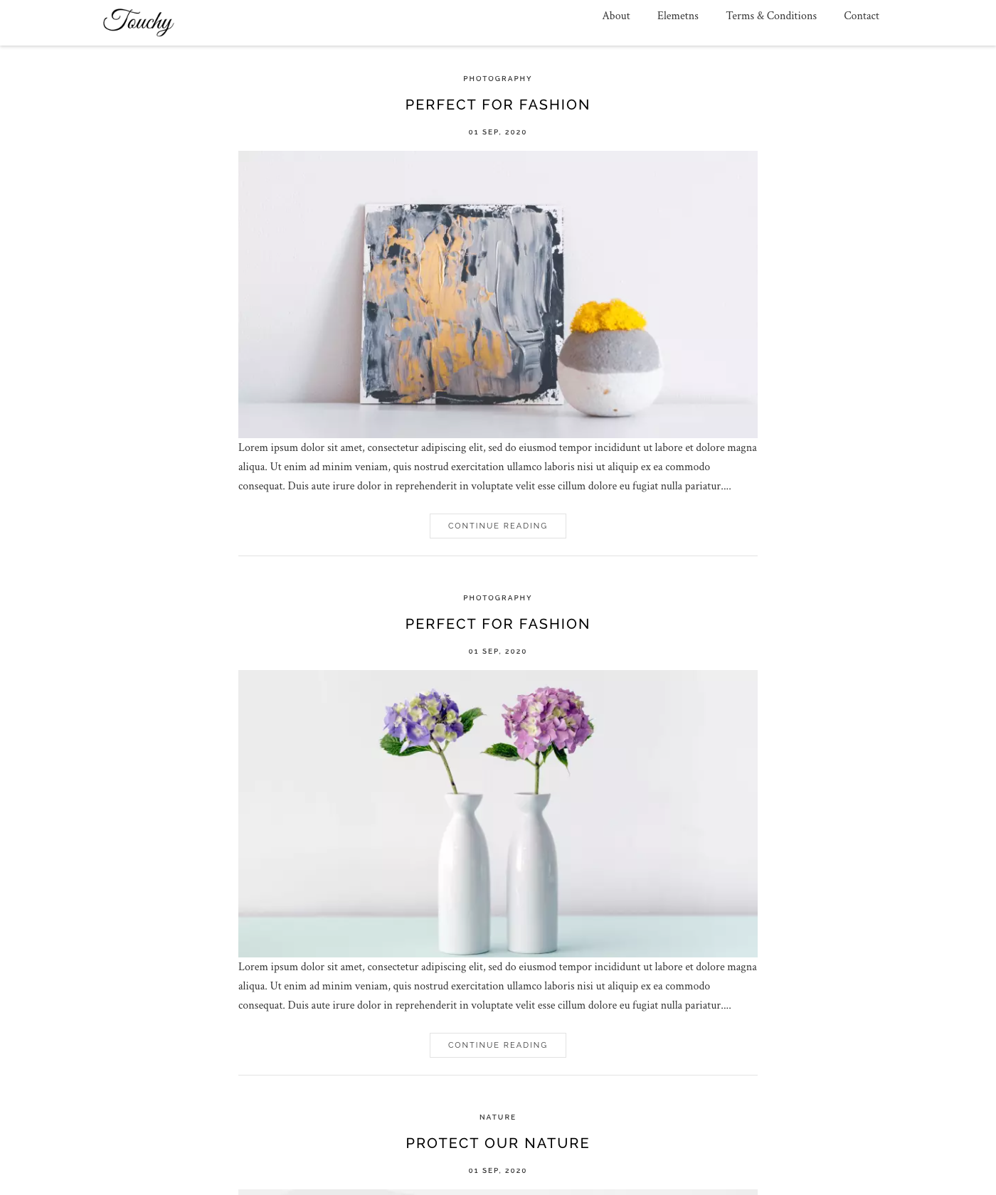 Screenshot of Touchy Hugo