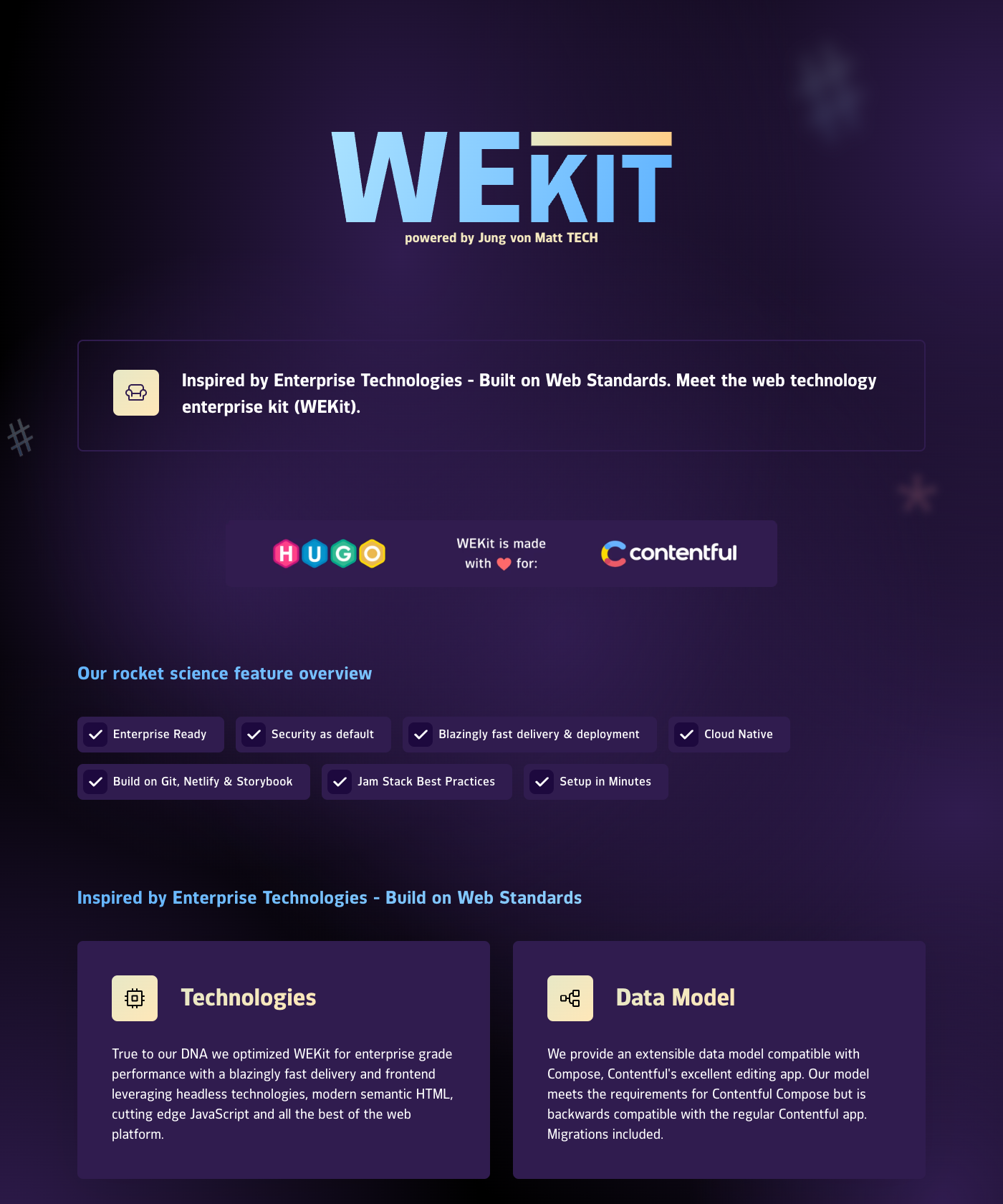 Screenshot of Wekit